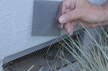 foundation vent mesh